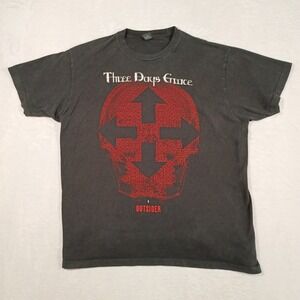 Three Days Grace Outsider 2019 Tour T-Shirt Mens Size XL skull arrows